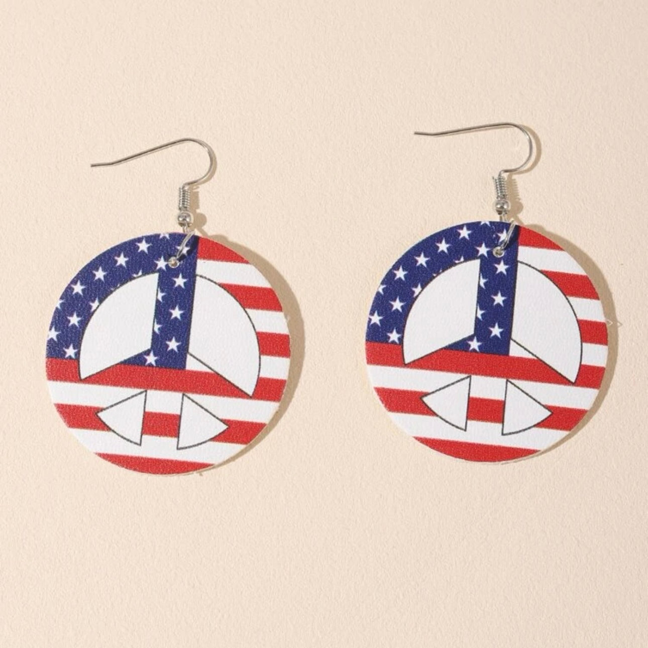 Patriotic Red, White & Blue Earring Bundle - Set of 4, Fourth of July, Stars & Stripes, SALE