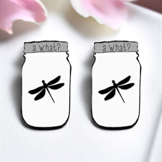 Glow & Sparkle: Firefly Jar Stud Earrings - 'A What?' Surprise!