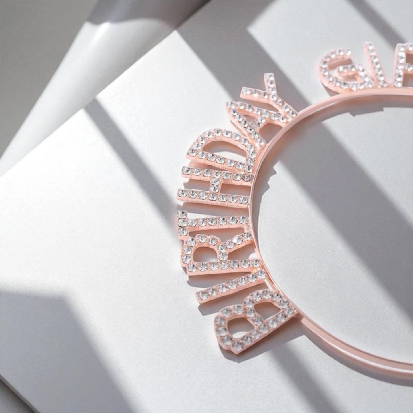 Birthday Headband - Rhinestone Headband, Rhinestone Headpiece, Birthday Headpiece, Birthday Party, It’s My Birthday - Rhythms of Grace Creative