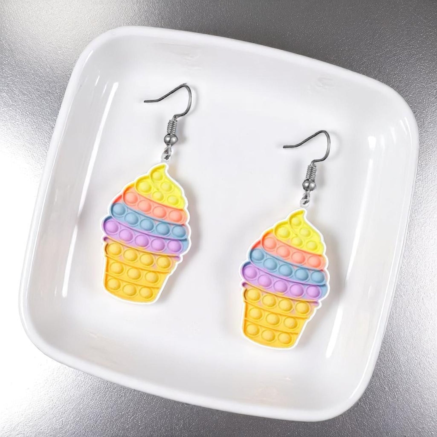 Pop-It Toy Dangle Earrings: A Colorful Twist to Your Style!