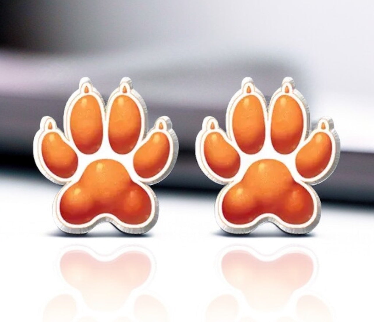 Vibrant Paw Print Studs – A Pawfect Gift! 🐾 10 Colors Available!