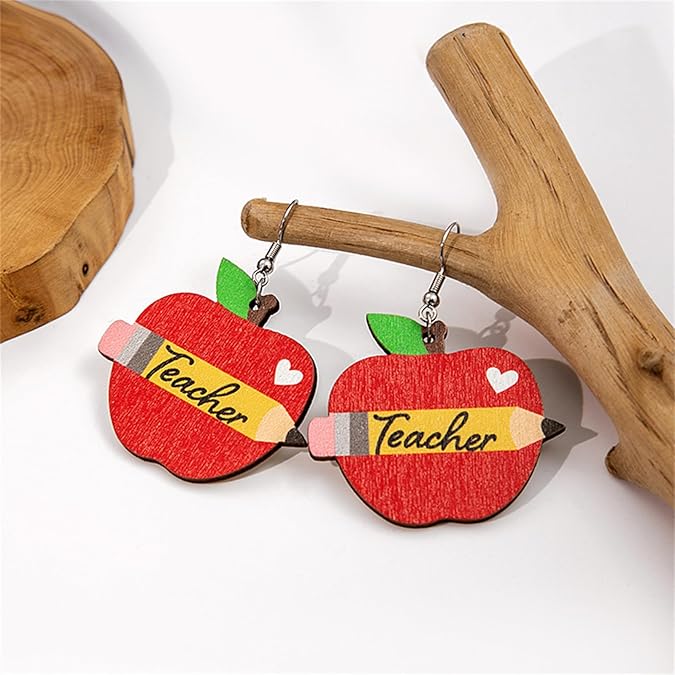 Teacher ABC's Earrings: Celebrate Educators in Style! ๐ - Rhythms of Grace Creative