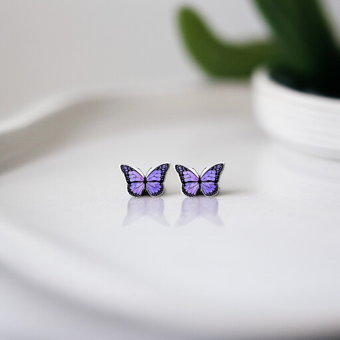 Flutter into Fashion with Our Butterfly Stud Earrings! 🌟