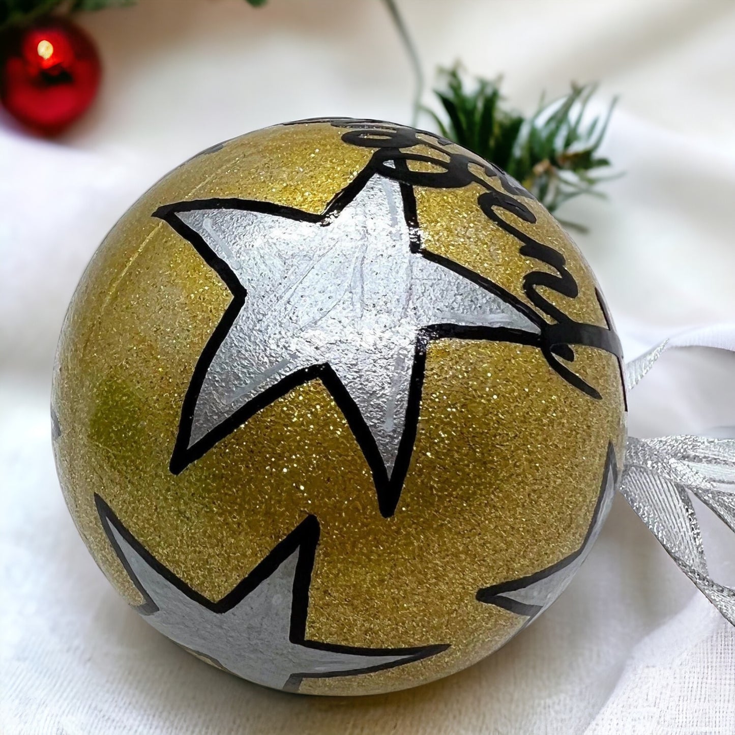 I Dissent Ornament - RGB Ornament, Christmas Ornament, Holiday Ornament, Dissent Ornament, Ornament Exchange, Feminism Ornament - Rhythms of Grace Creative
