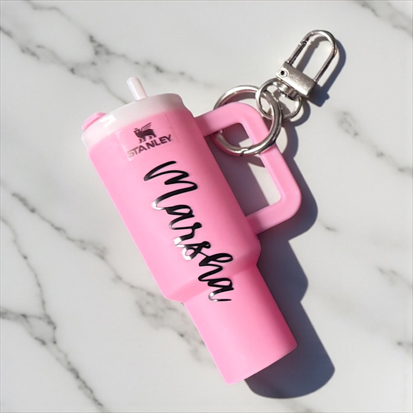 Sip, Store, & Shine: Mini Tumbler Keychains!