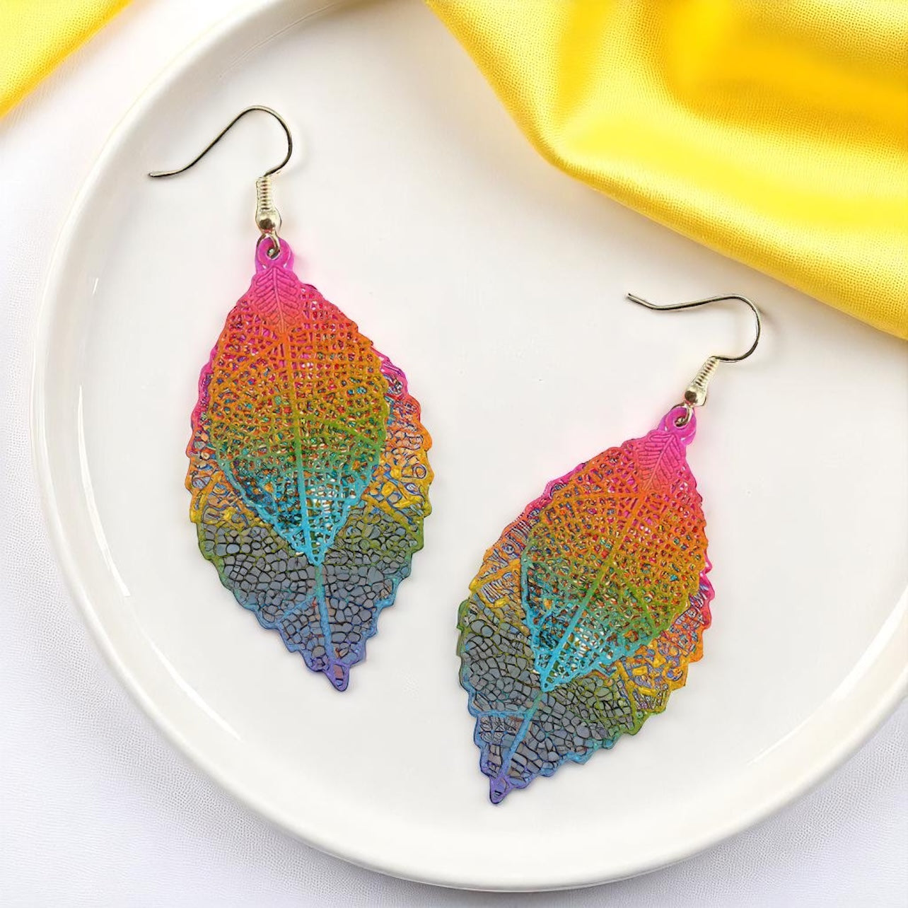Vibrant Multicolored Earrings – A Splash of Fun for Your Ears! ✨