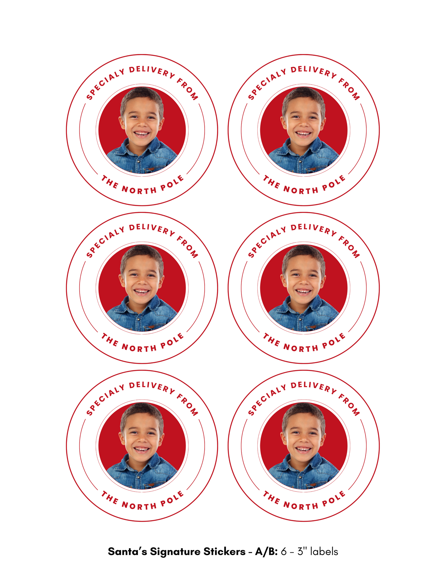 Personalized Santa Gift Tags – Custom North Pole Express Labels, Waterproof Christmas Stickers, Santa’s Workshop & Holiday Name Tags