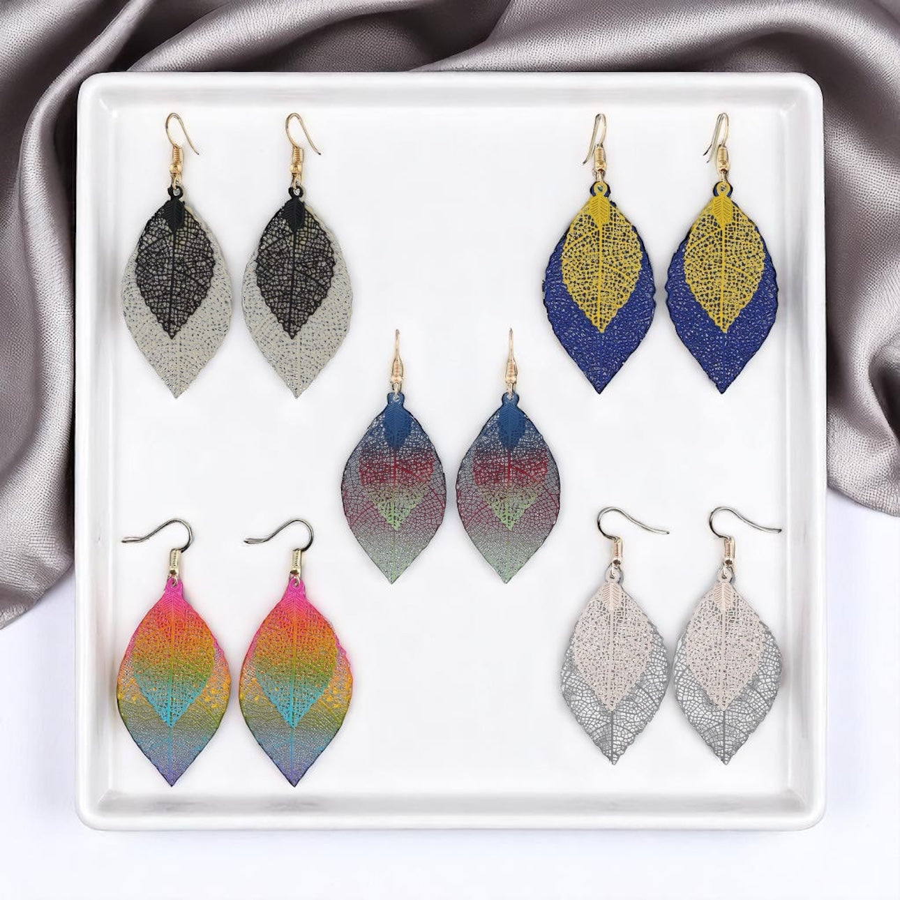Vibrant Multicolored Earrings – A Splash of Fun for Your Ears! ✨