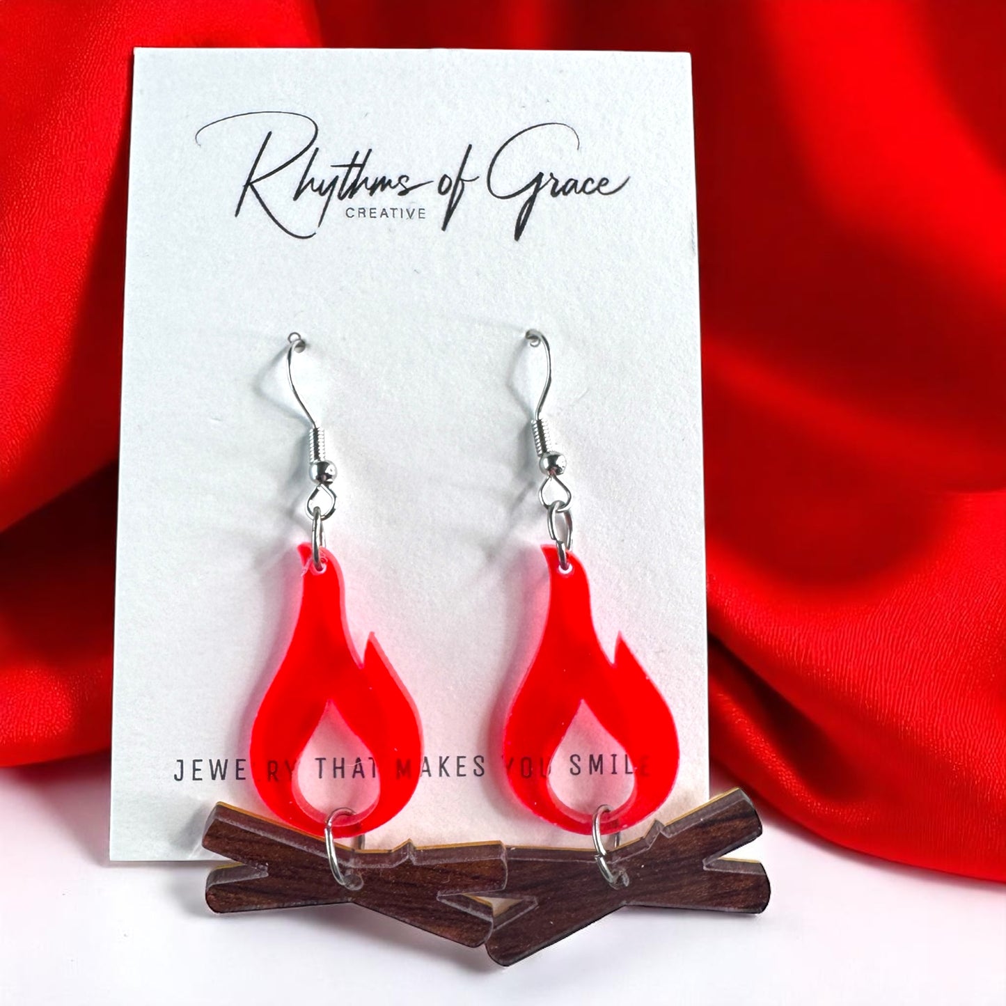 Campfire Chic: Dazzling Earrings to Spark Your Adventure!