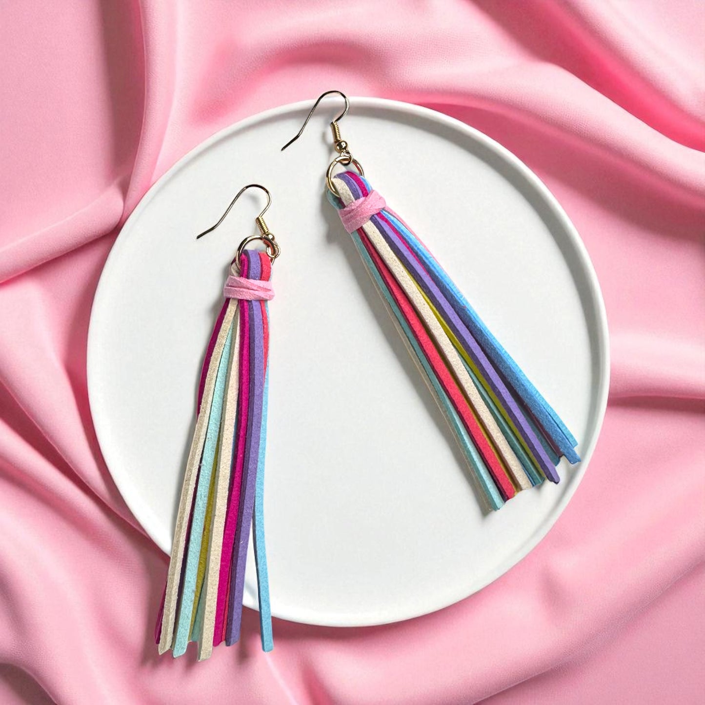 Fringe with Benefits – Pastel Tassel Earrings for Everyday Play!