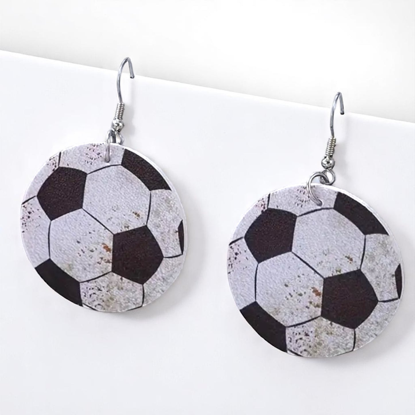Kick It Up a Notch: Soccer Dangle Earrings!