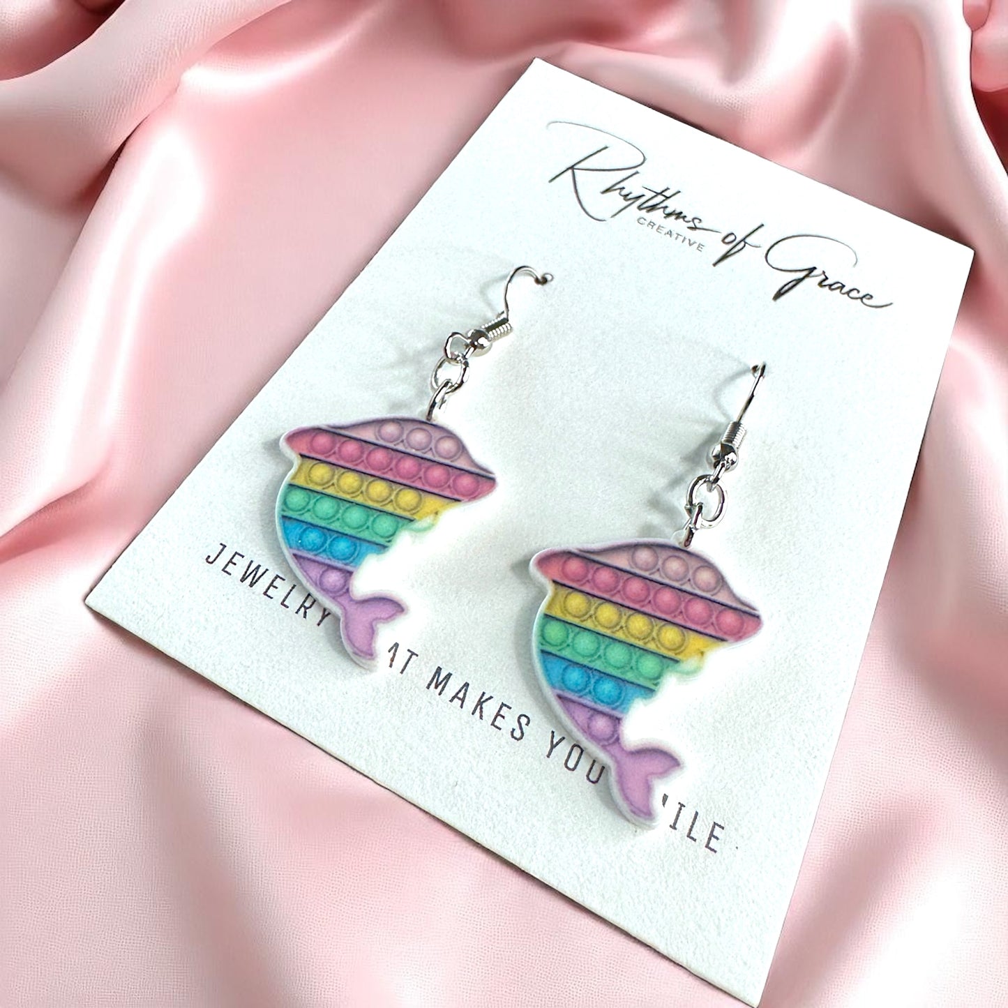 Pop-It Toy Dangle Earrings: A Colorful Twist to Your Style!
