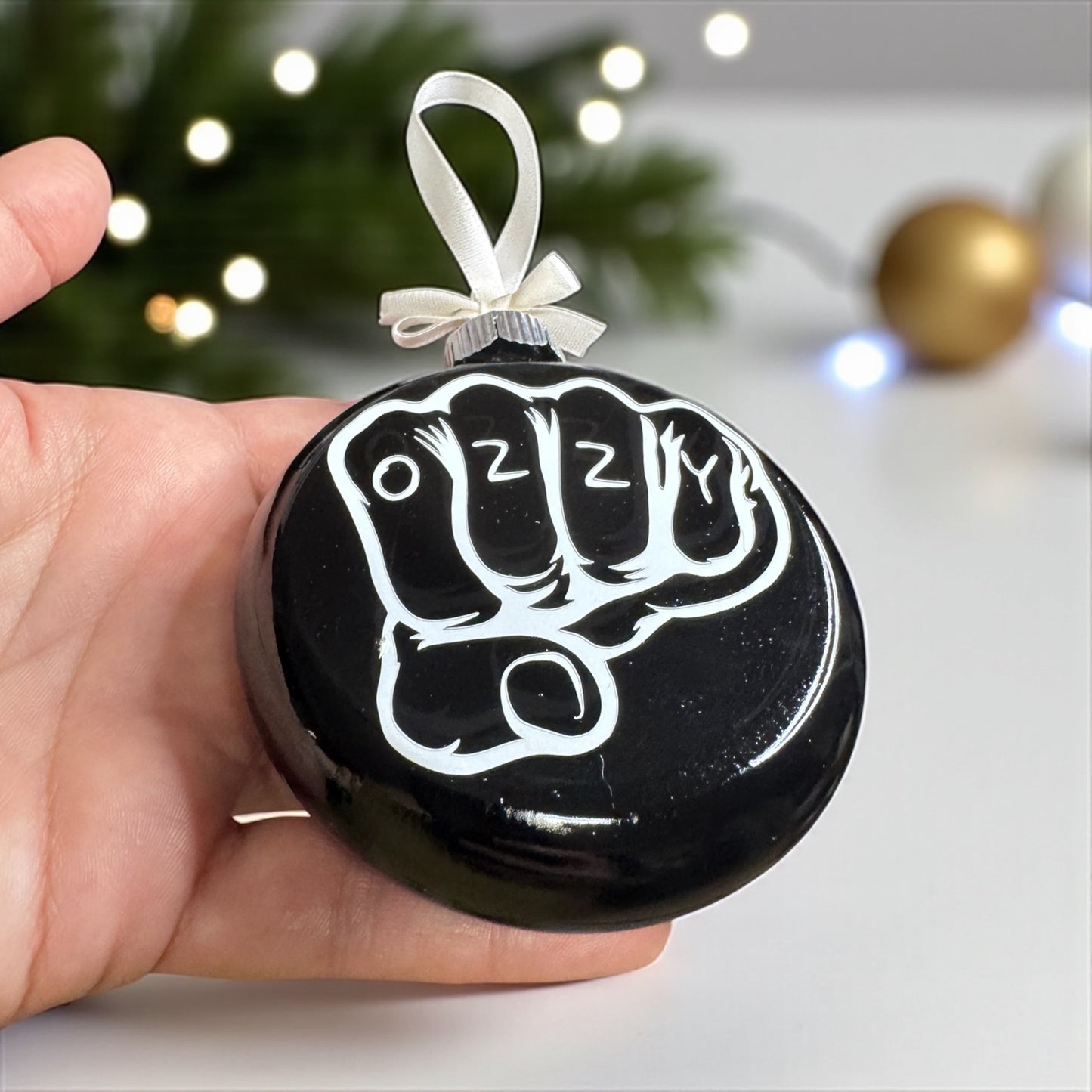 Celebrate a Legend: Hand-Painted Ozzy Ornaments! 🎶
