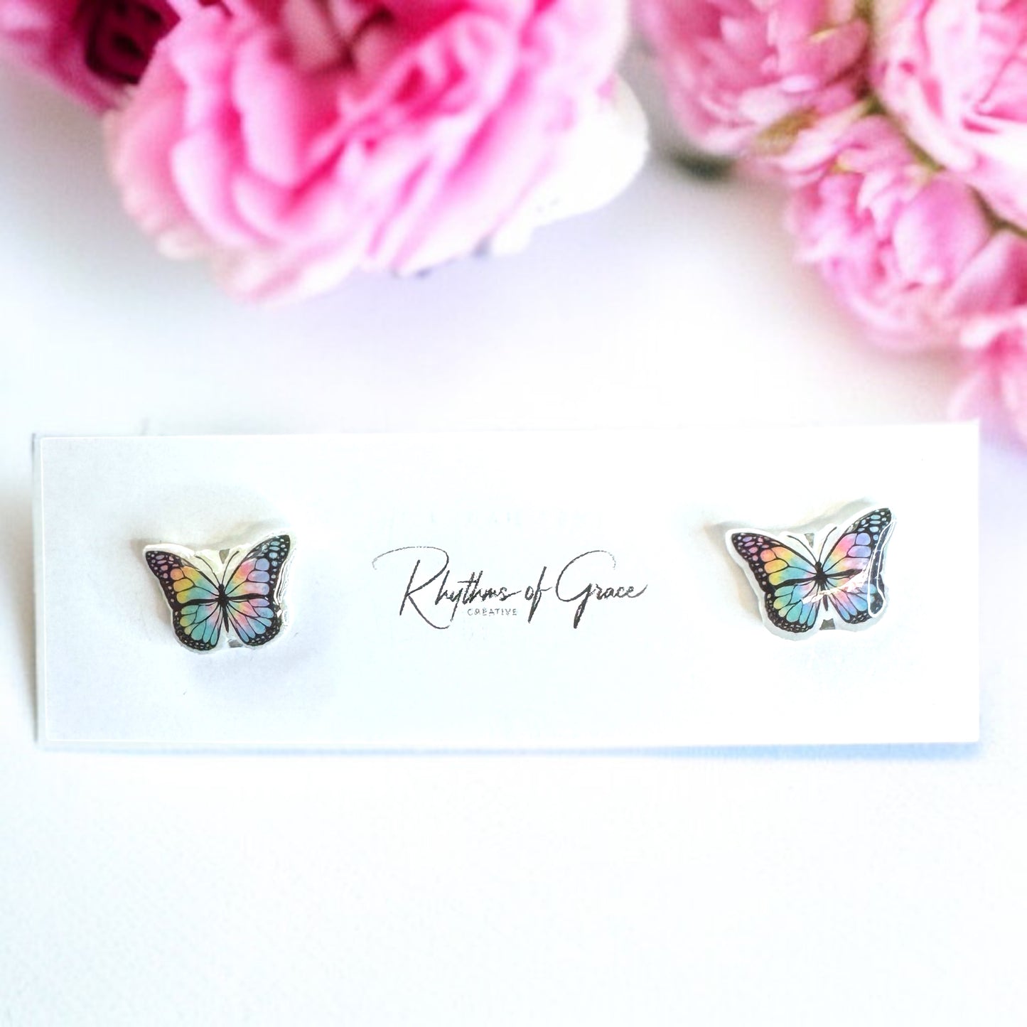Flutter into Fashion with Our Butterfly Stud Earrings! 🌟