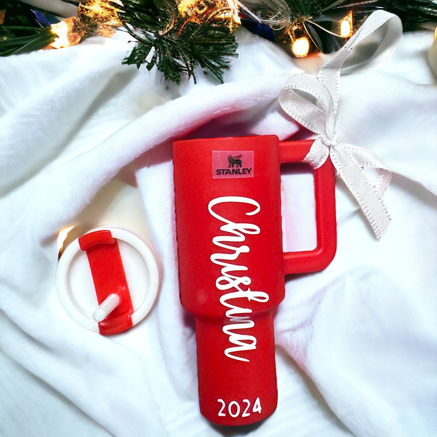 Cheers to the Season: Personalized Mini Stanley Cup Ornaments for the Perfect Gift!