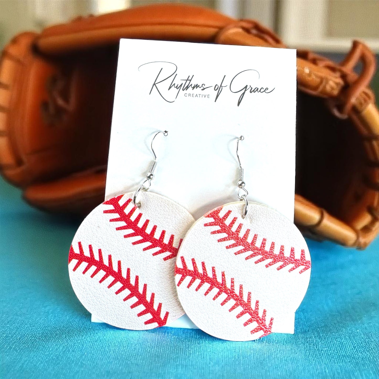 Step Up to the Style Plate with Baseball Dangle Earrings! ⚾️
