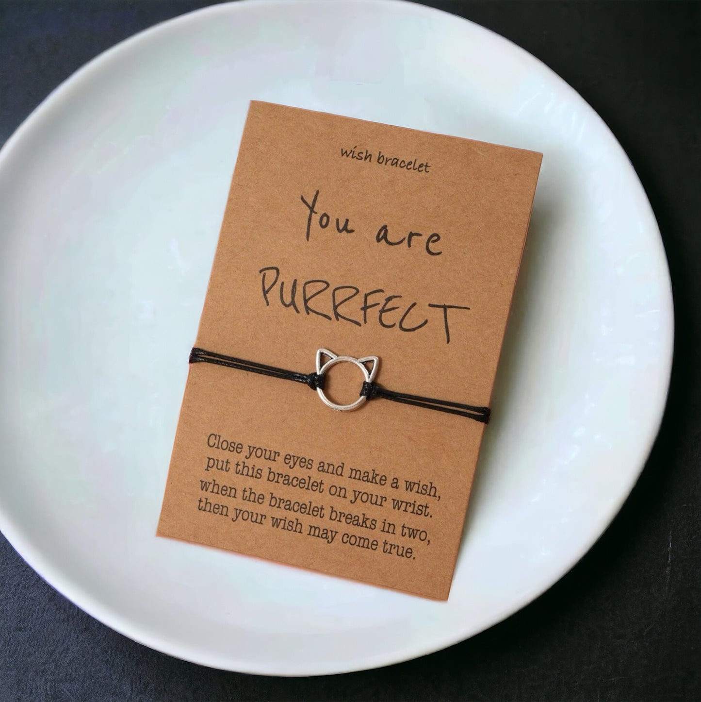 Cat Wish Bracelet - The Purr-fect Gift! 🐈⬛