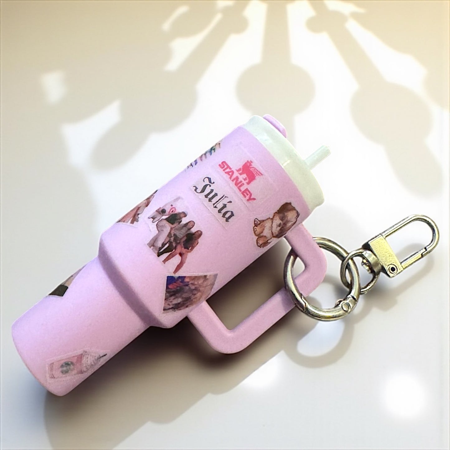Sip, Store, & Shine: Mini Tumbler Keychains!
