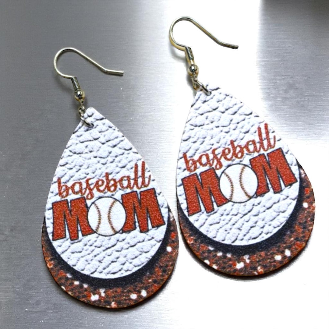 Hit a Home Run with Our Baseball Mom Dangle Earrings! ⚾️