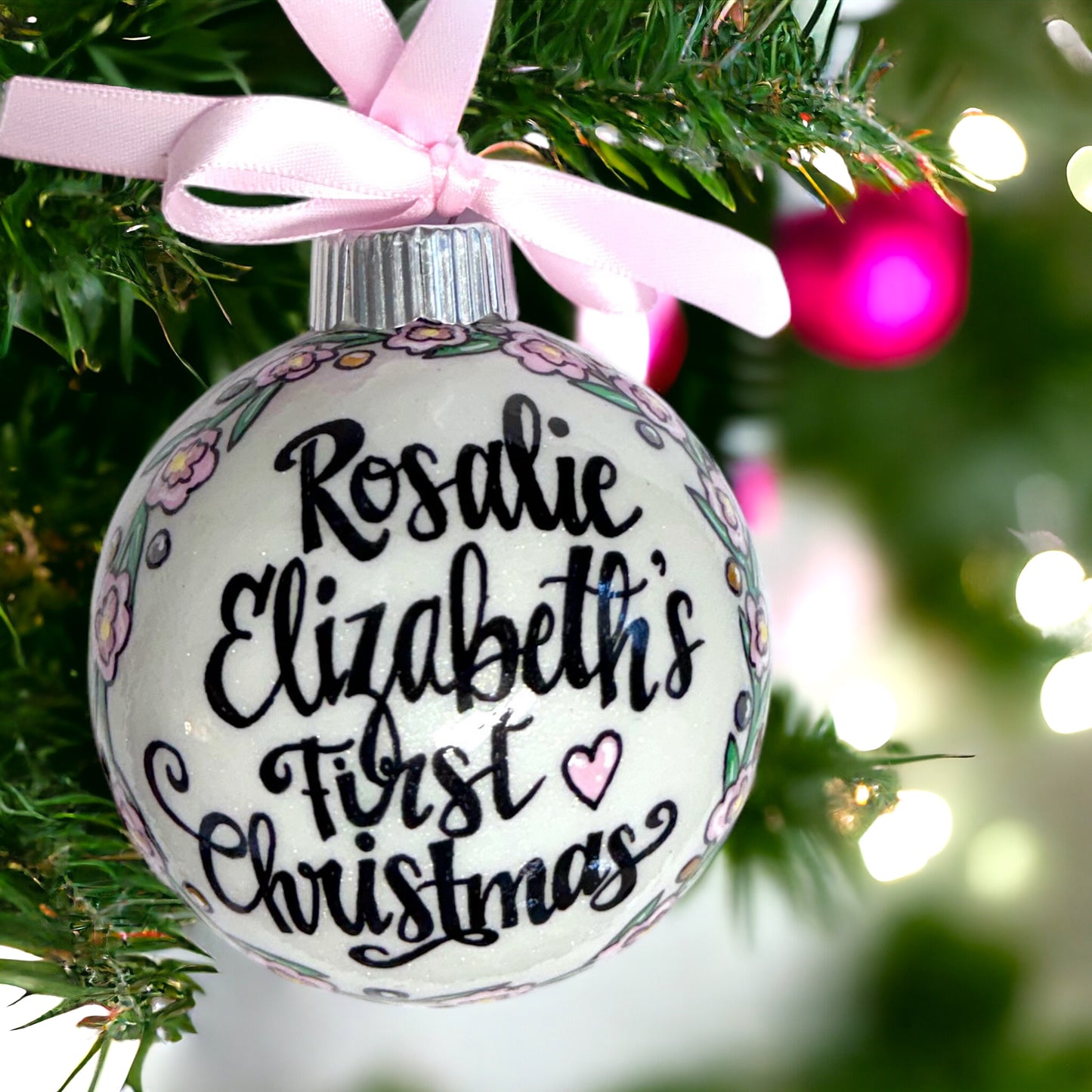 Baby's First Christmas Ornament: A Cherished Keepsake for Tiny Holiday Memories!