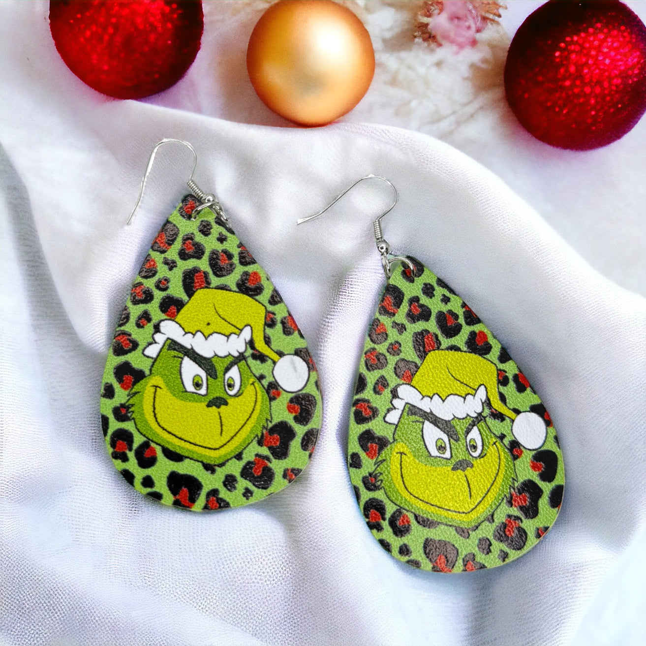 Mean One Dangle Earrings: Get Your Grinch On This Christmas!