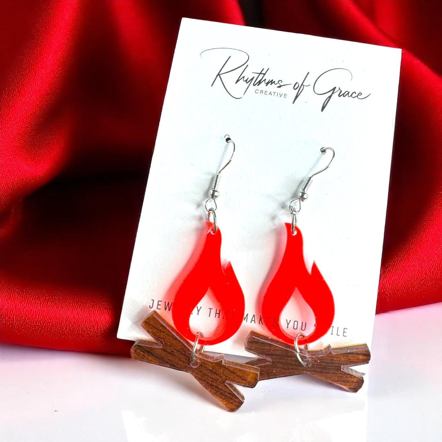 Campfire Chic: Dazzling Earrings to Spark Your Adventure!