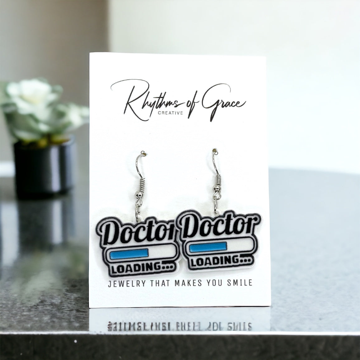 Doctor Loading Earrings - A Prescription for Fun! 🎉