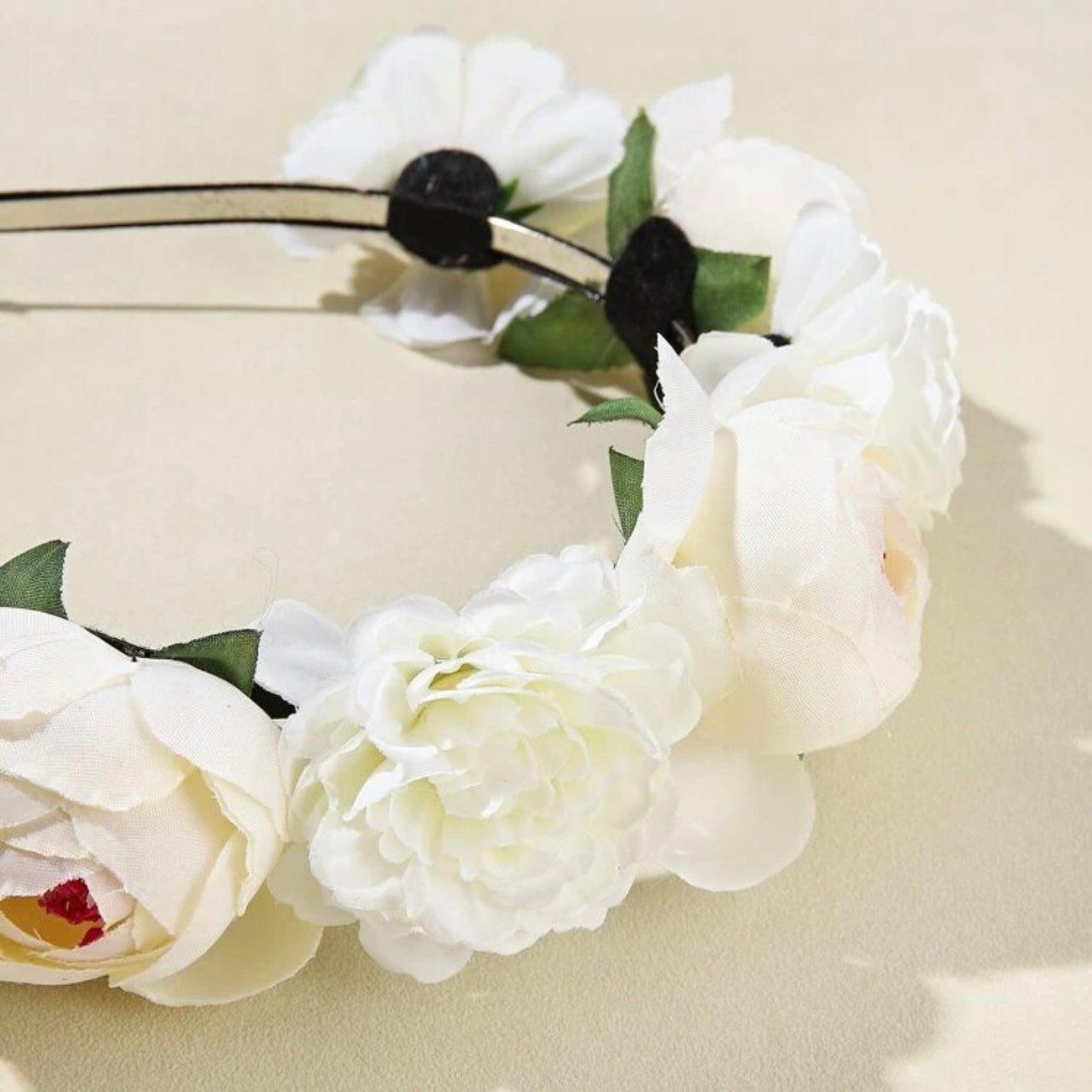 Blooming Beauty: White Flower Headband for the Perfect Boho Chic Look! - Rhythms of Grace Creative