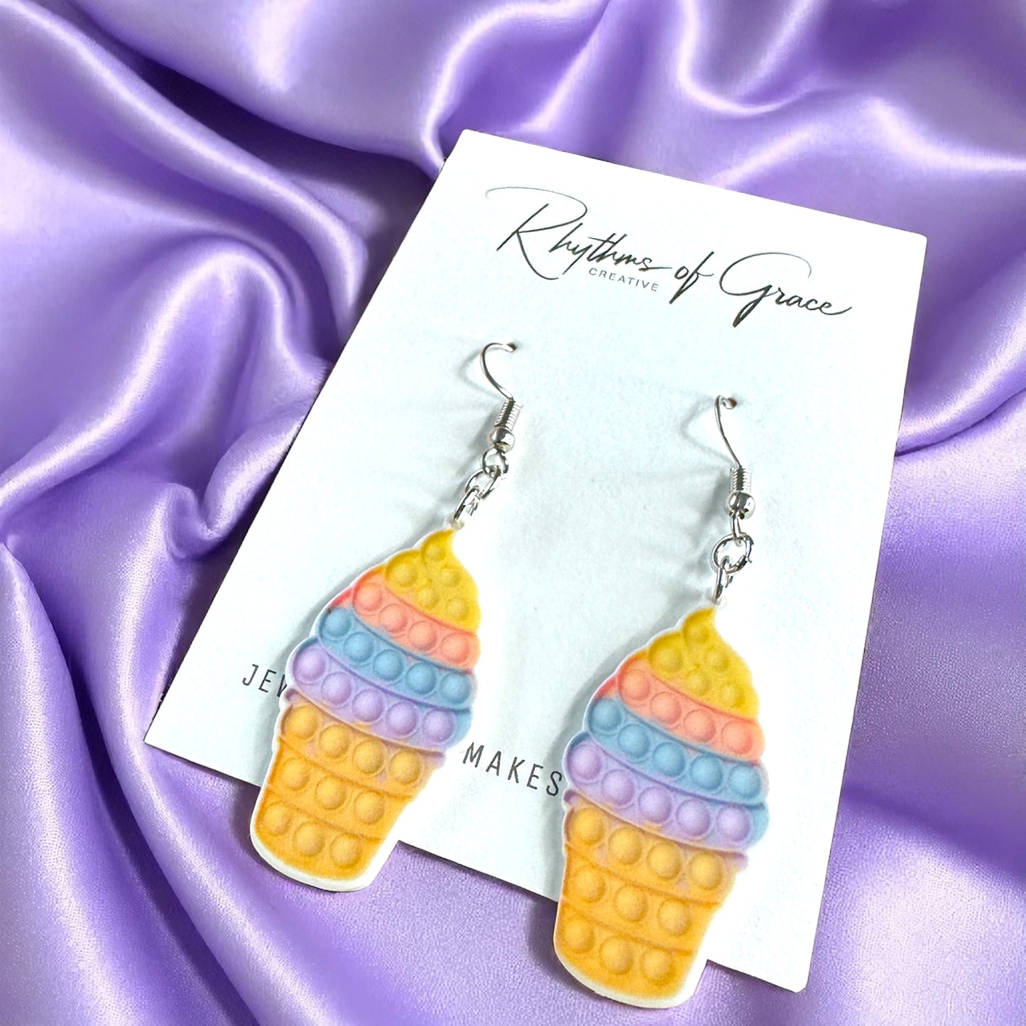Pop-It Toy Dangle Earrings: A Colorful Twist to Your Style!