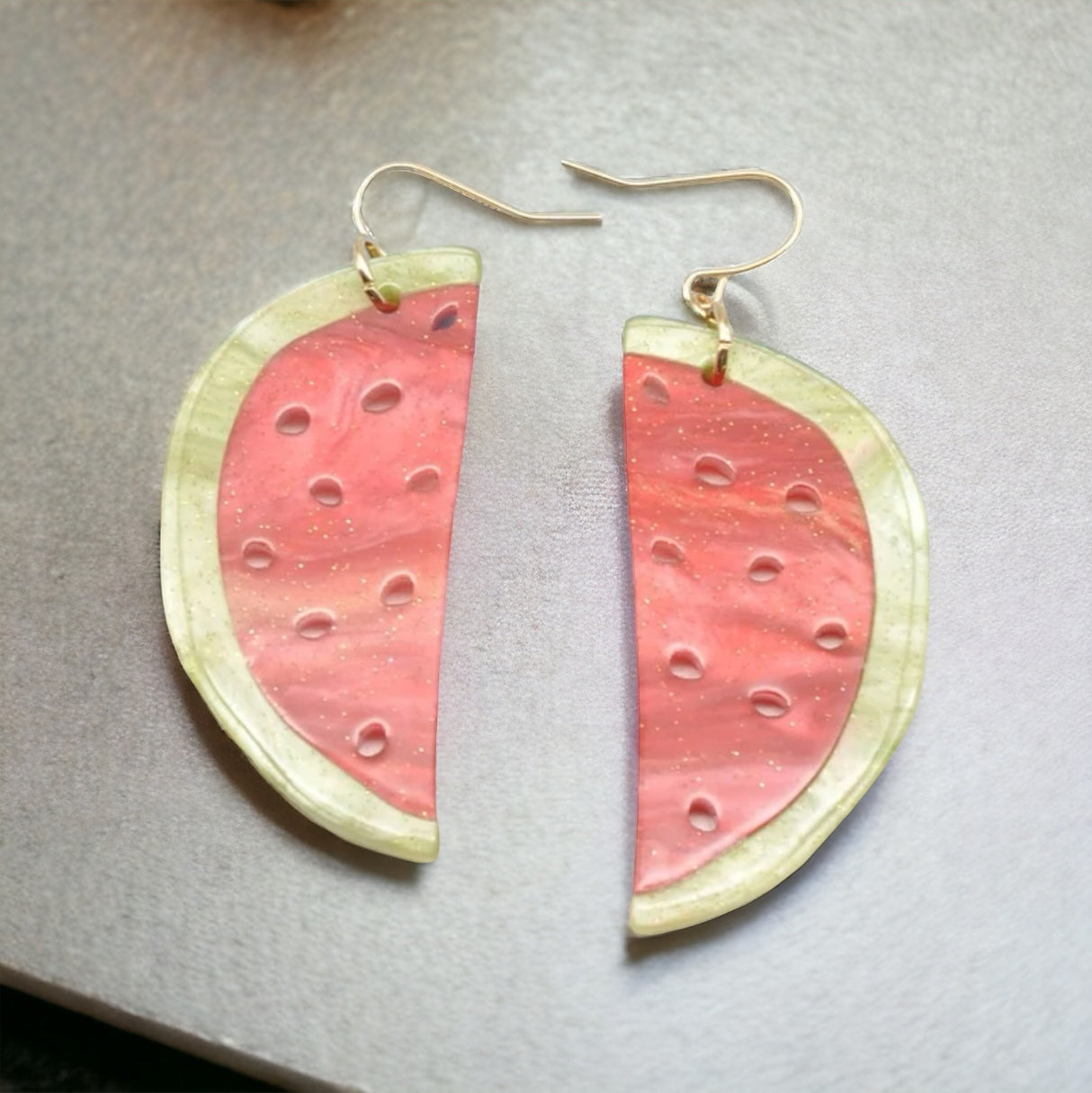 Juicy Watermelon Earrings – Perfect Summer Vibes! 🍉