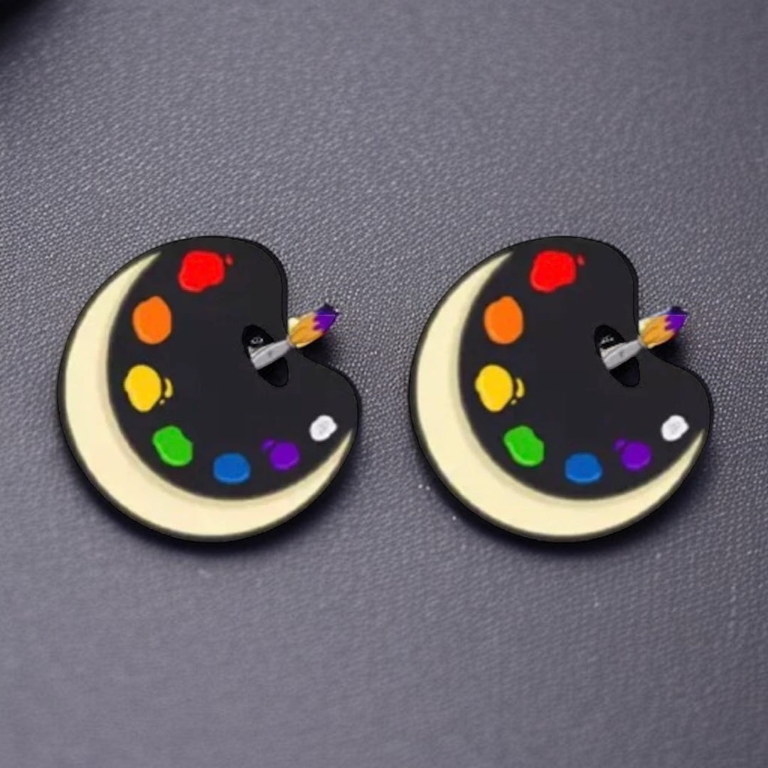 Artistic Vibes: Unique Stud Earrings for Creative Souls!
