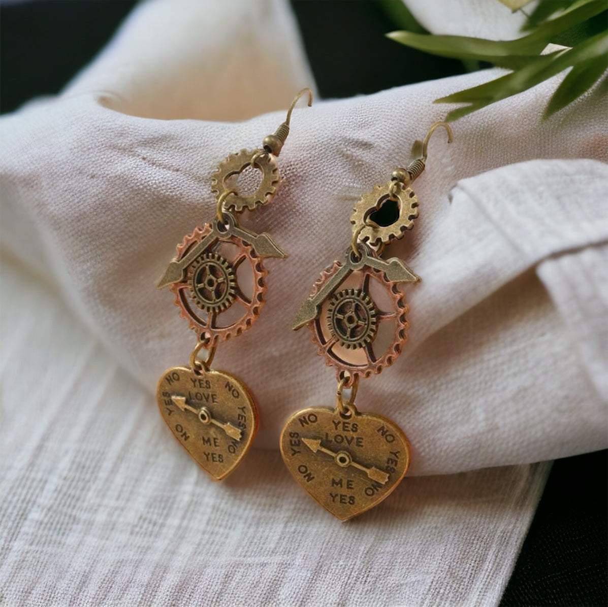 Steampunk Dream Earrings – Where Vintage Meets Visionary!