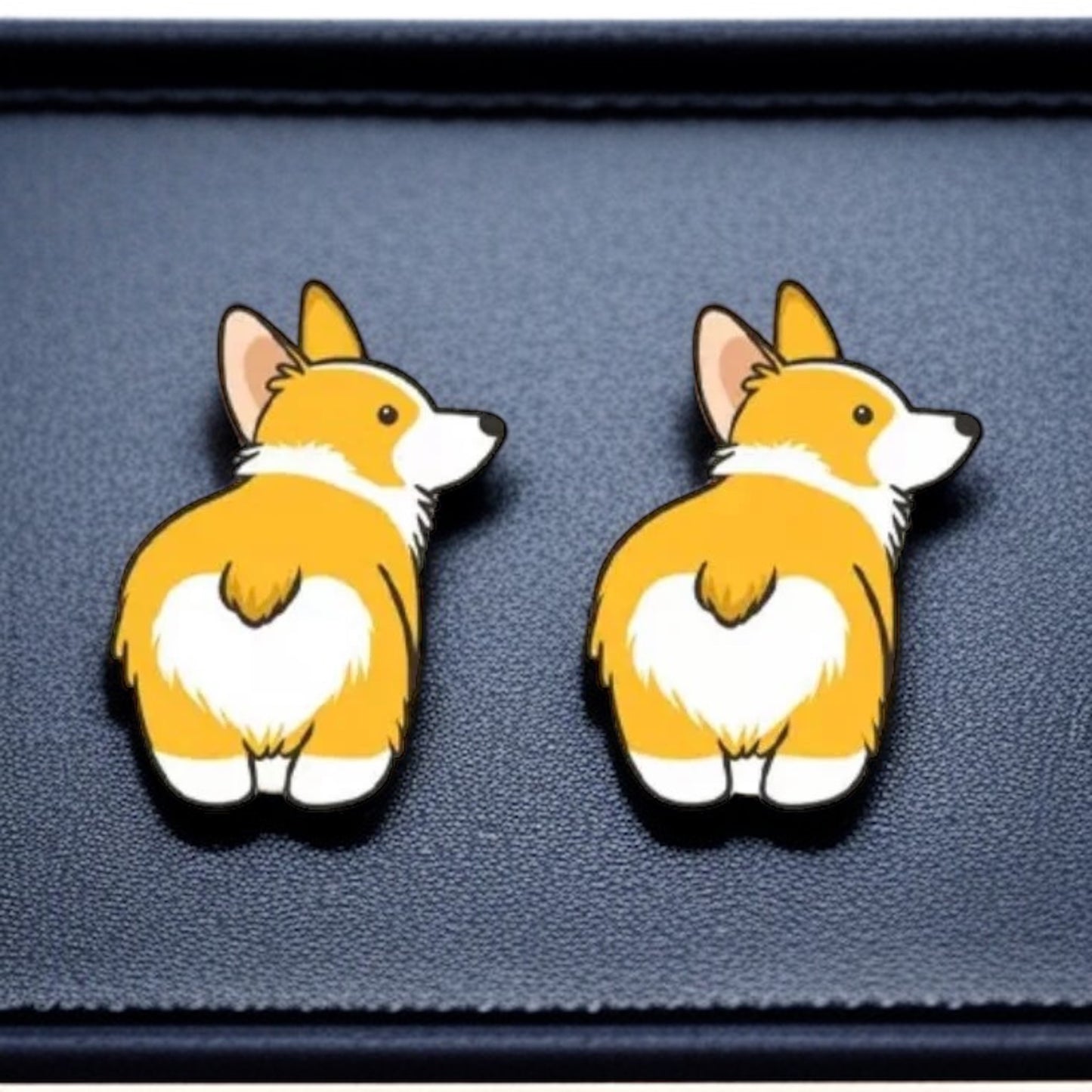 Adorable Corgi Stud Earrings – Make Everyday Pawsome! 🐾