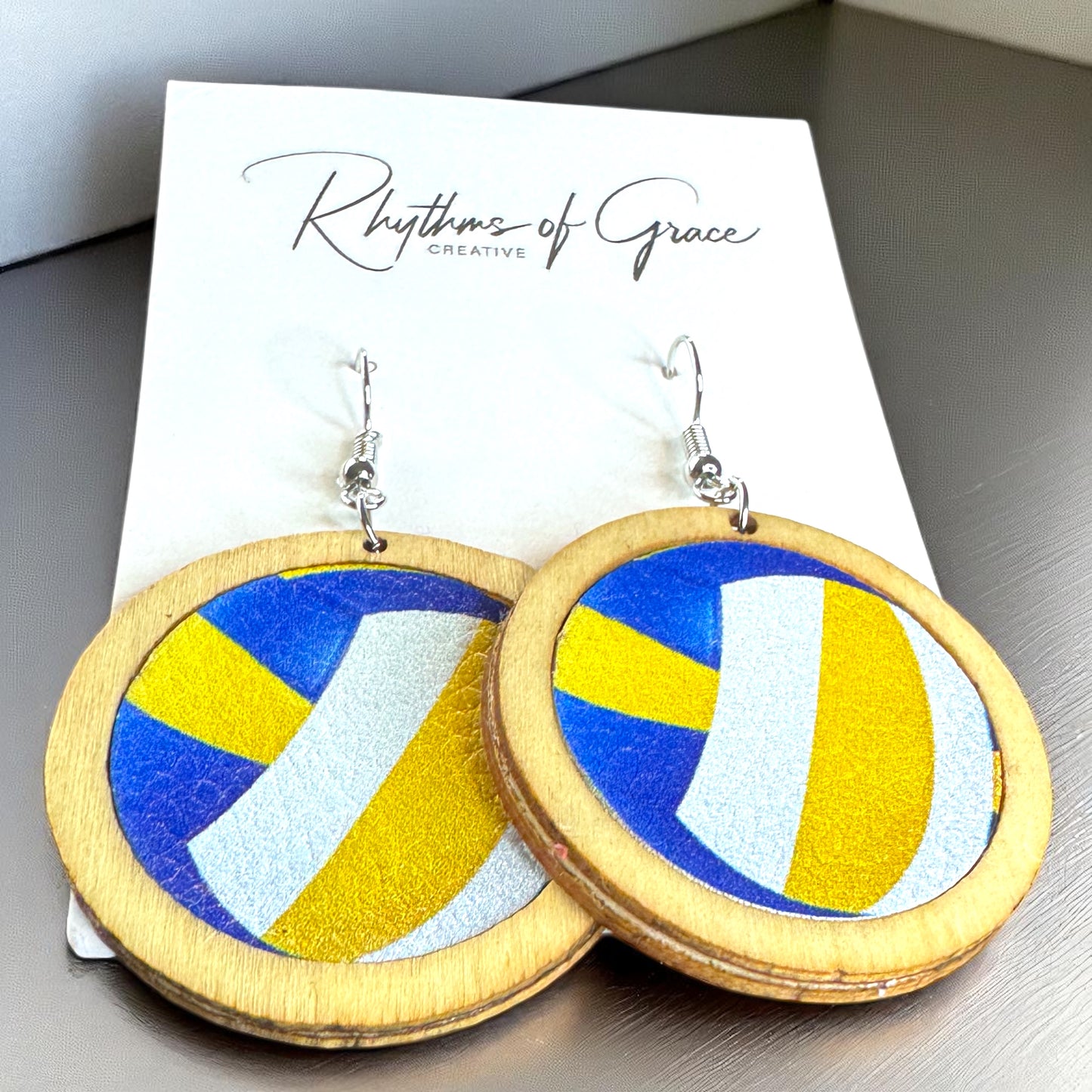 Serve Up Style with Our Volleyball Dangle Earrings! 🏐