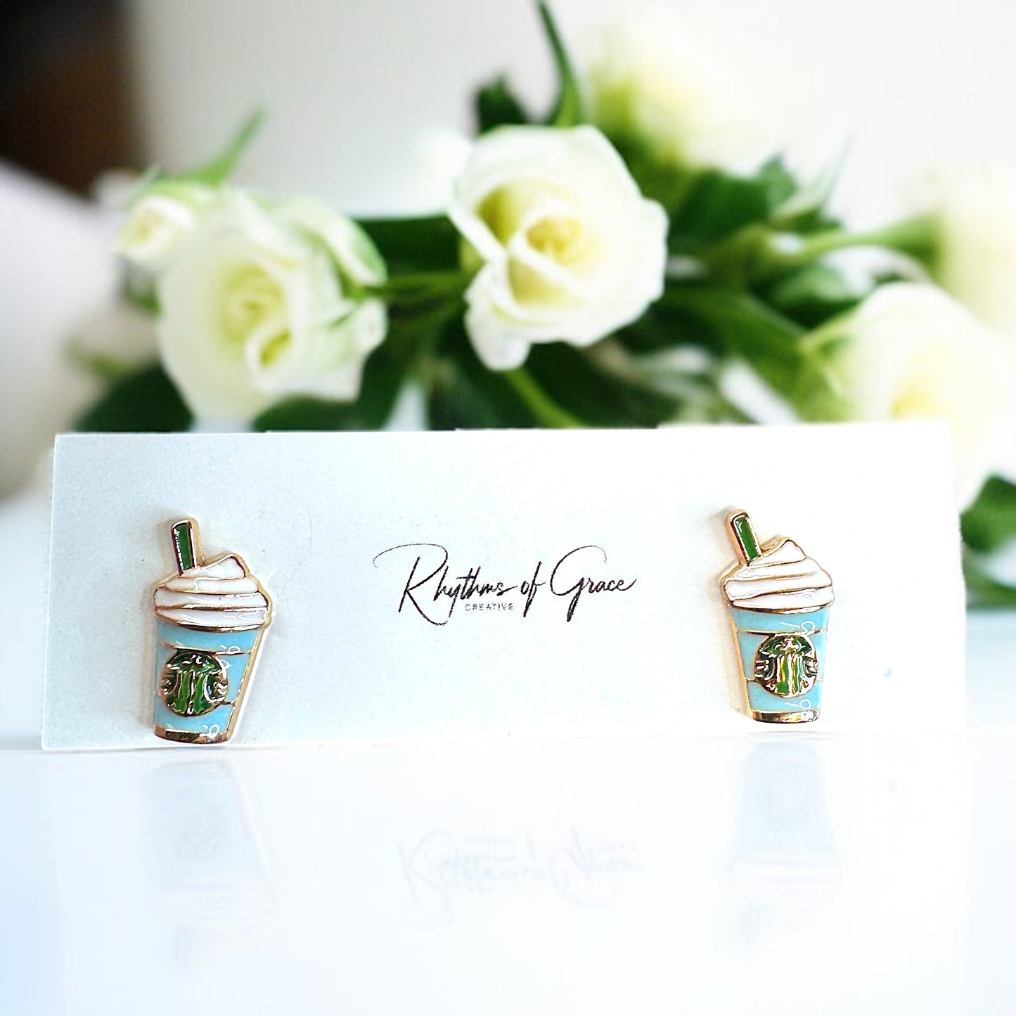 Sip in Style with Our Coffee Cup Stud Earrings! ☕