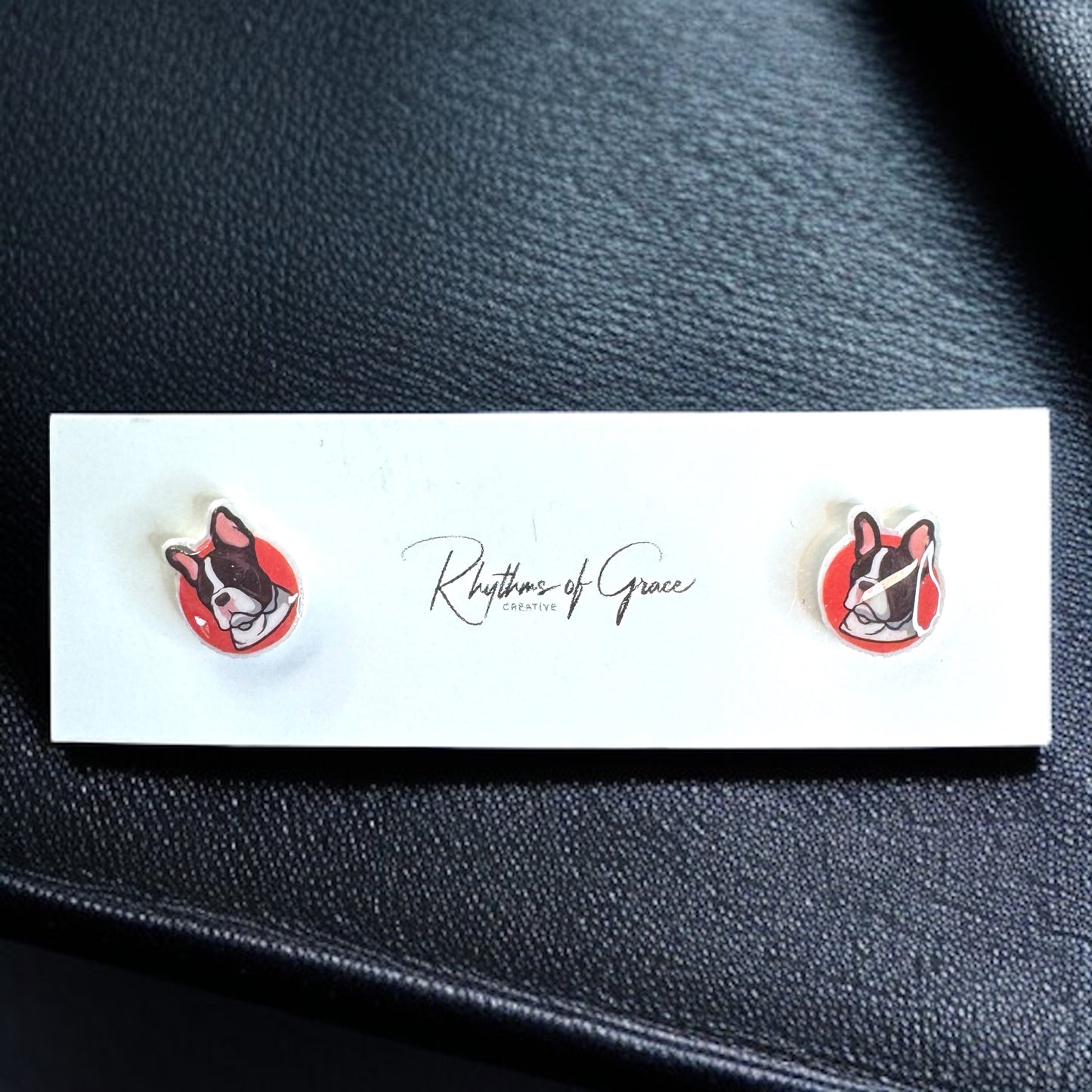 Bulldog Bliss Stud Earrings - Embrace Your Paw-some Style!