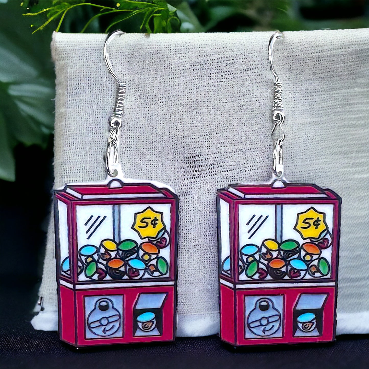 Sweet Nostalgia: Candy Machine Dangle Earrings!