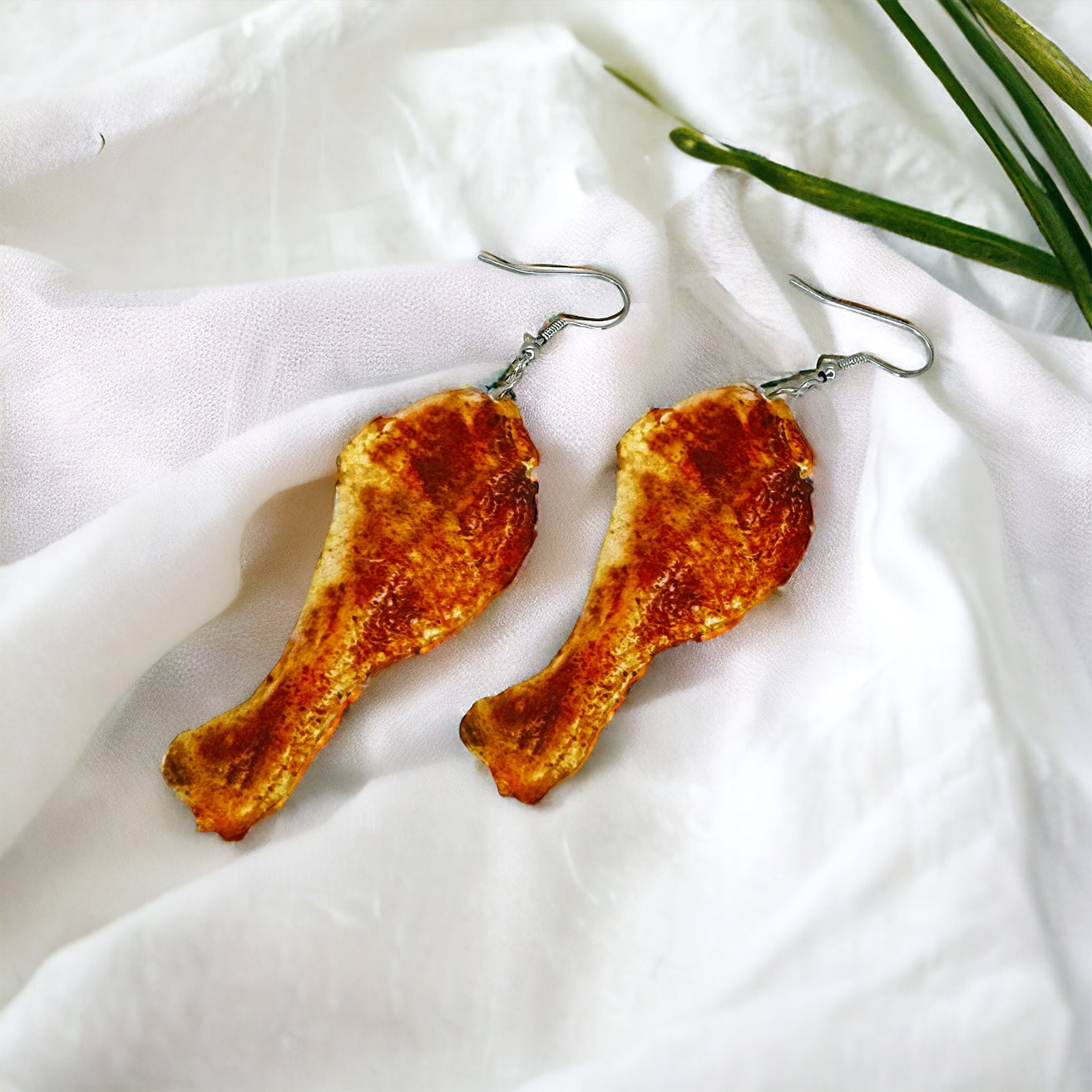 Flamin' Hot Chicken Wings Earrings: Wear Your Flavor! 🍗🔥
