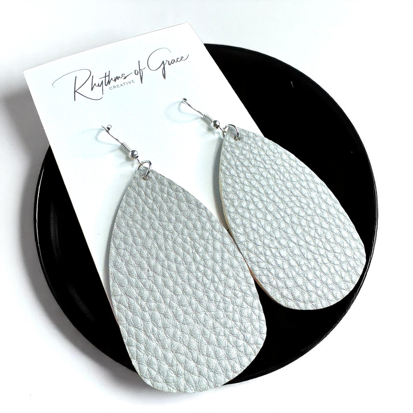 Teardrop Dream Earrings: Colorful Faux Leather Dangles for Every Occasion!