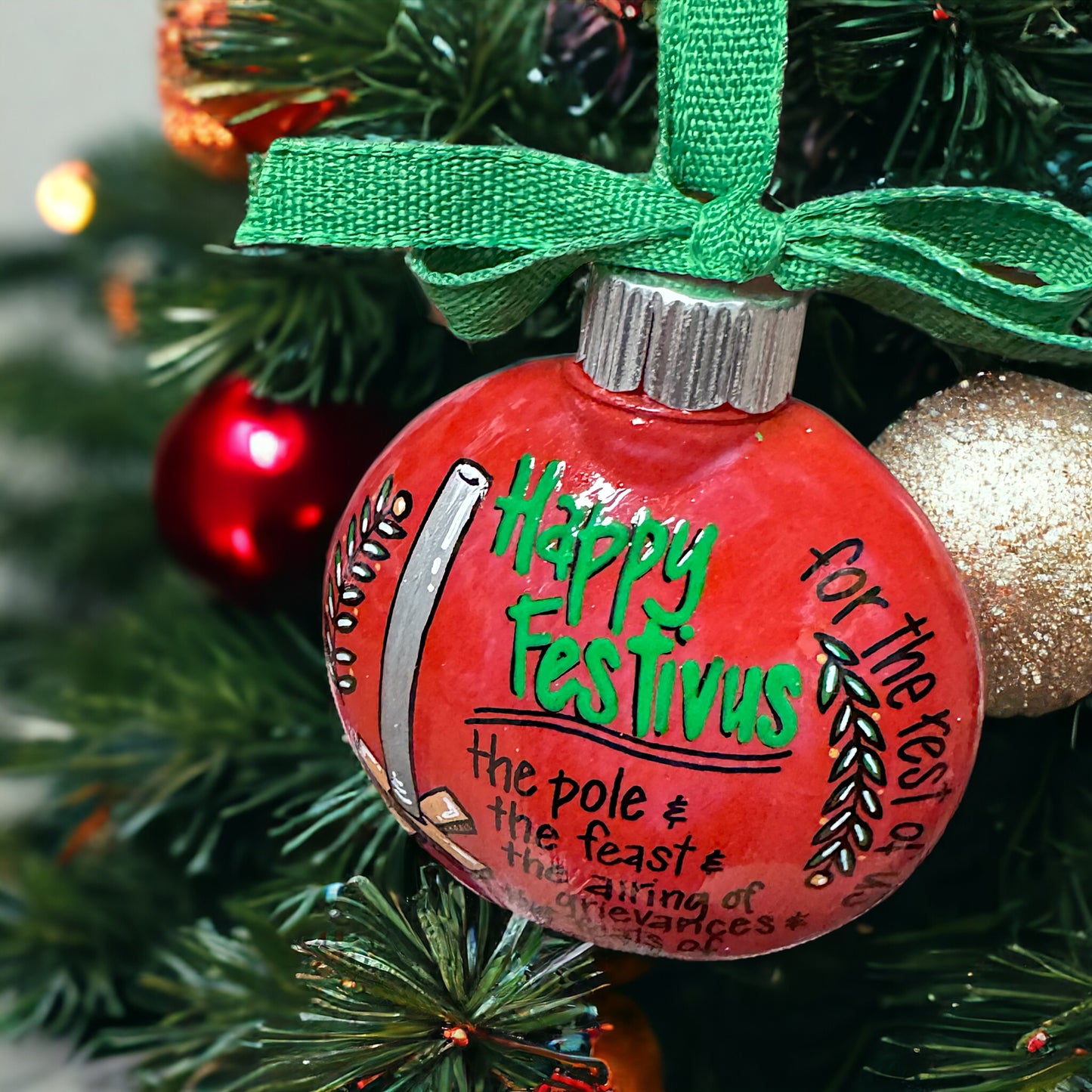 Christmas Ornament: Happy Festivus! For the Rest of Us!