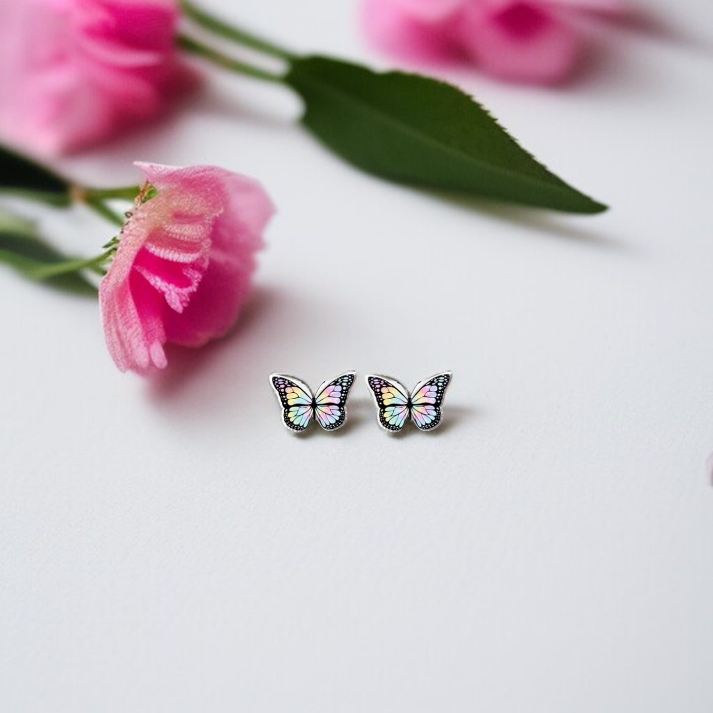 Flutter into Fashion with Our Butterfly Stud Earrings! 🌟