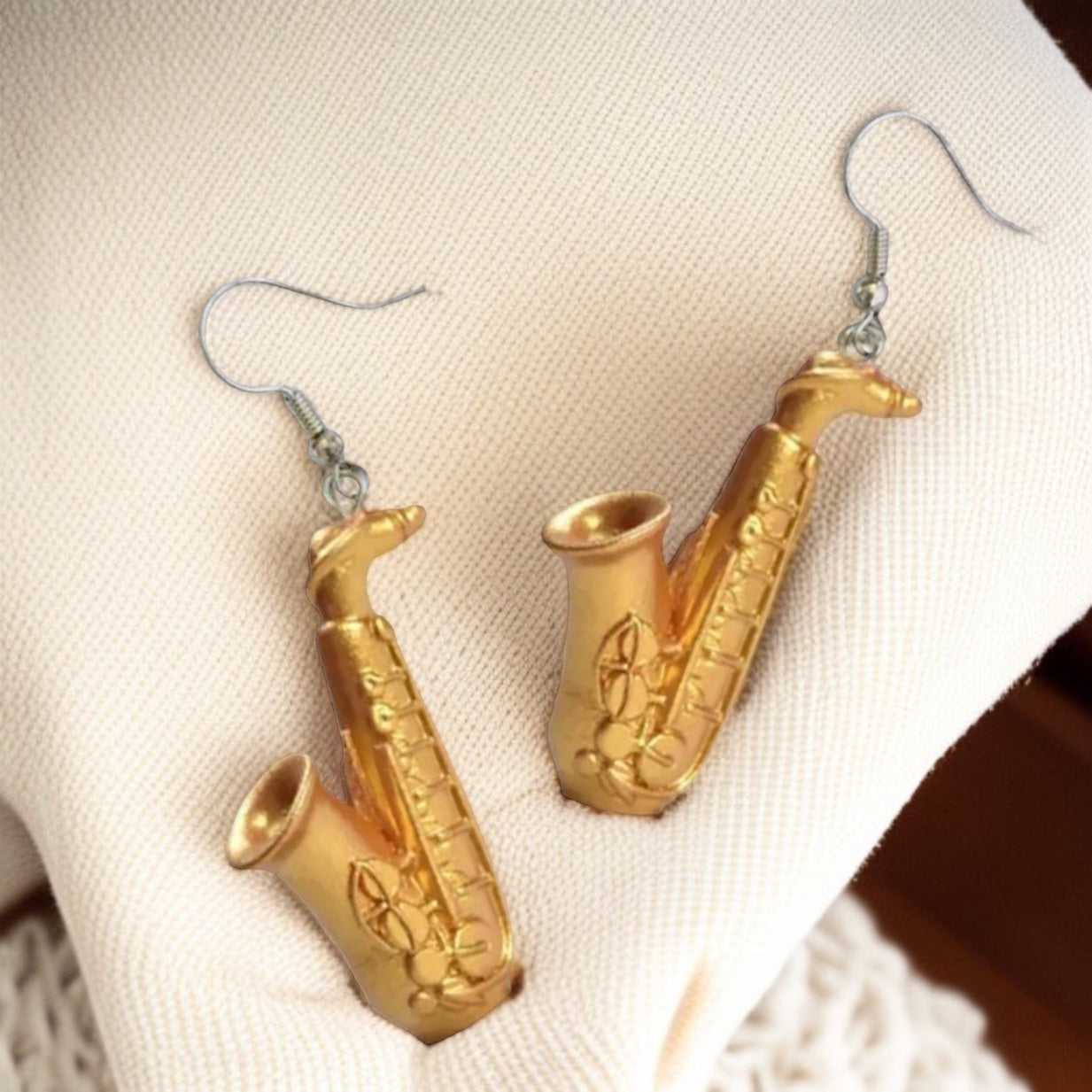 Amp Up Your Style with Musical Instrument Dangle Earrings! 🎶 - Rhythms of Grace Creative