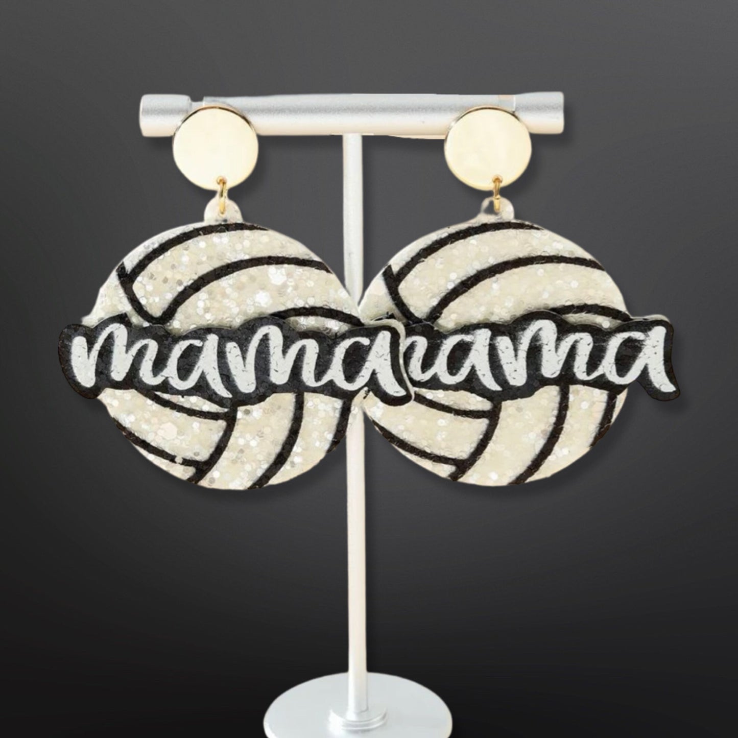 Spike Up Your Style with Volleyball Mama Earrings! 🏐