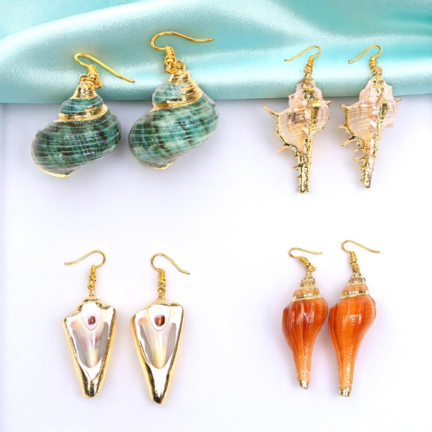 Dive into the Ocean Vibes with Our Seashell Dangle Earrings!
