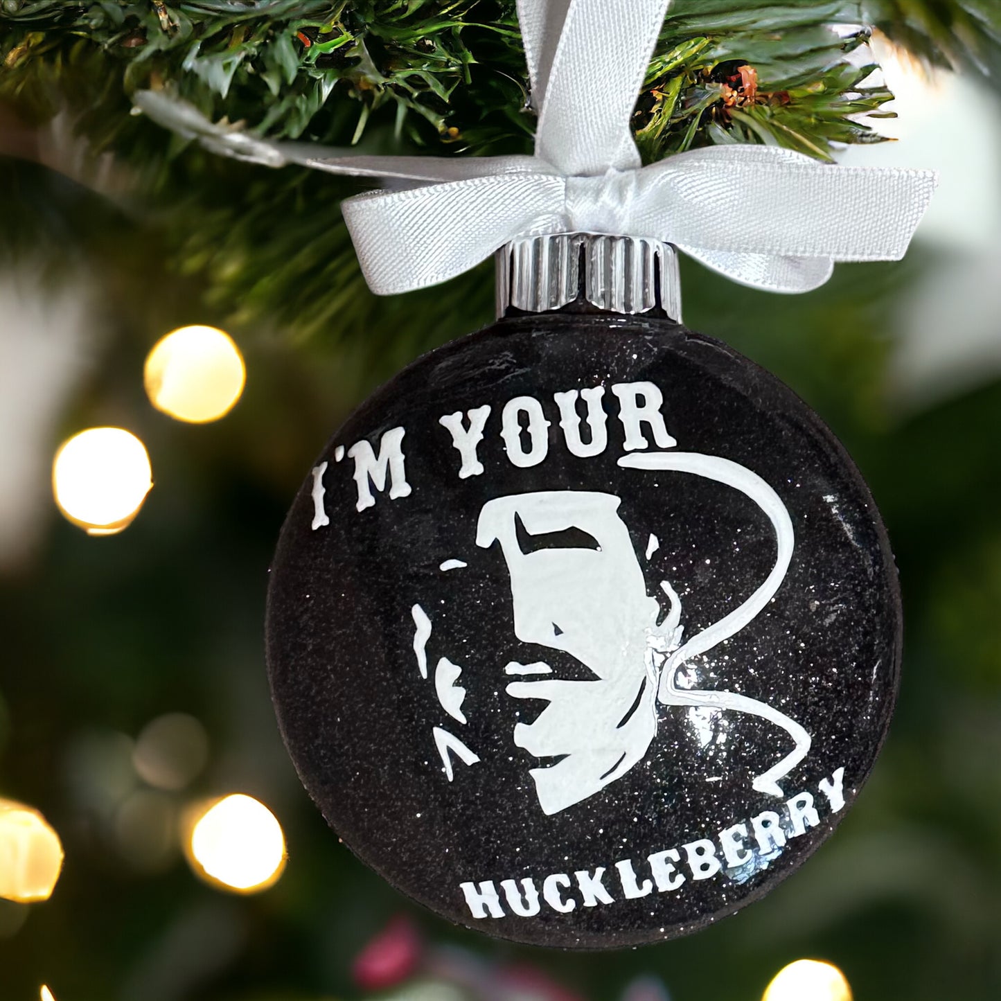 Doc Holliday Vibes: “I’m Your Huckleberry” Christmas Ornament