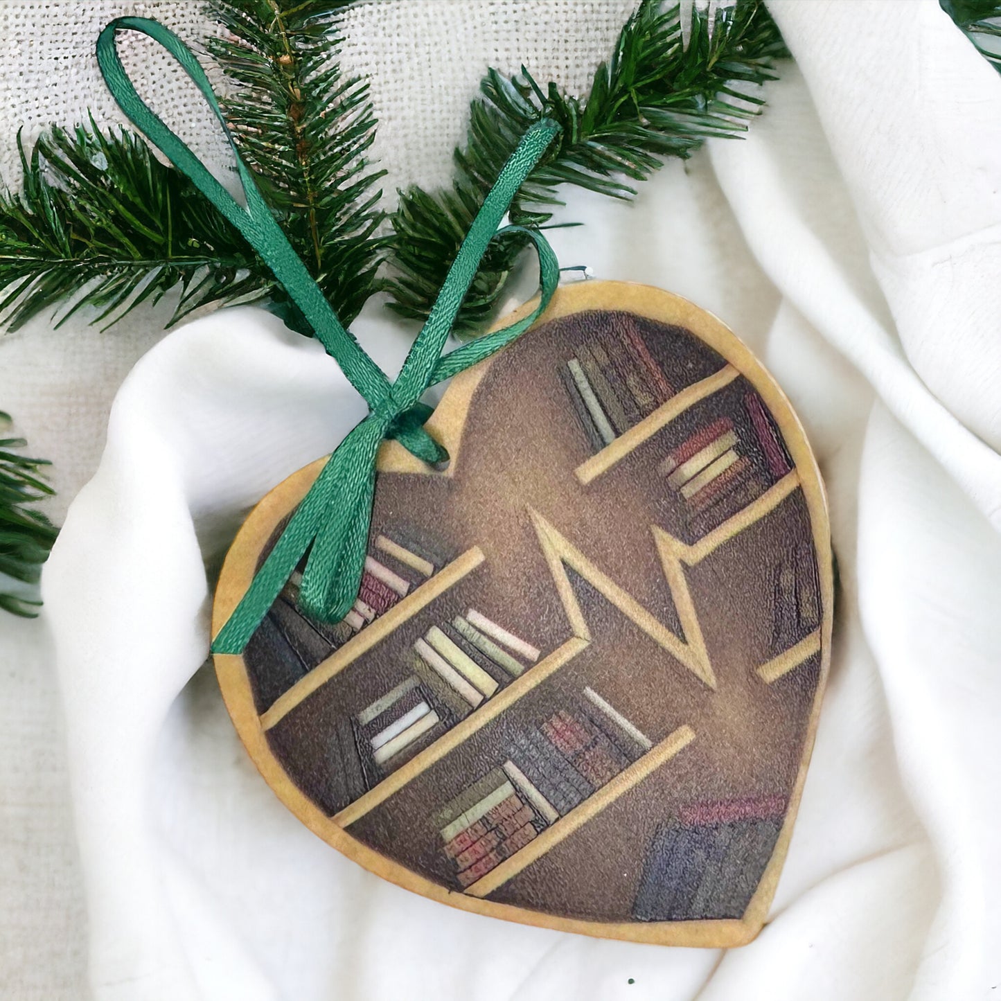 Christmas Ornament: “Just a Girl Who Loves Books”