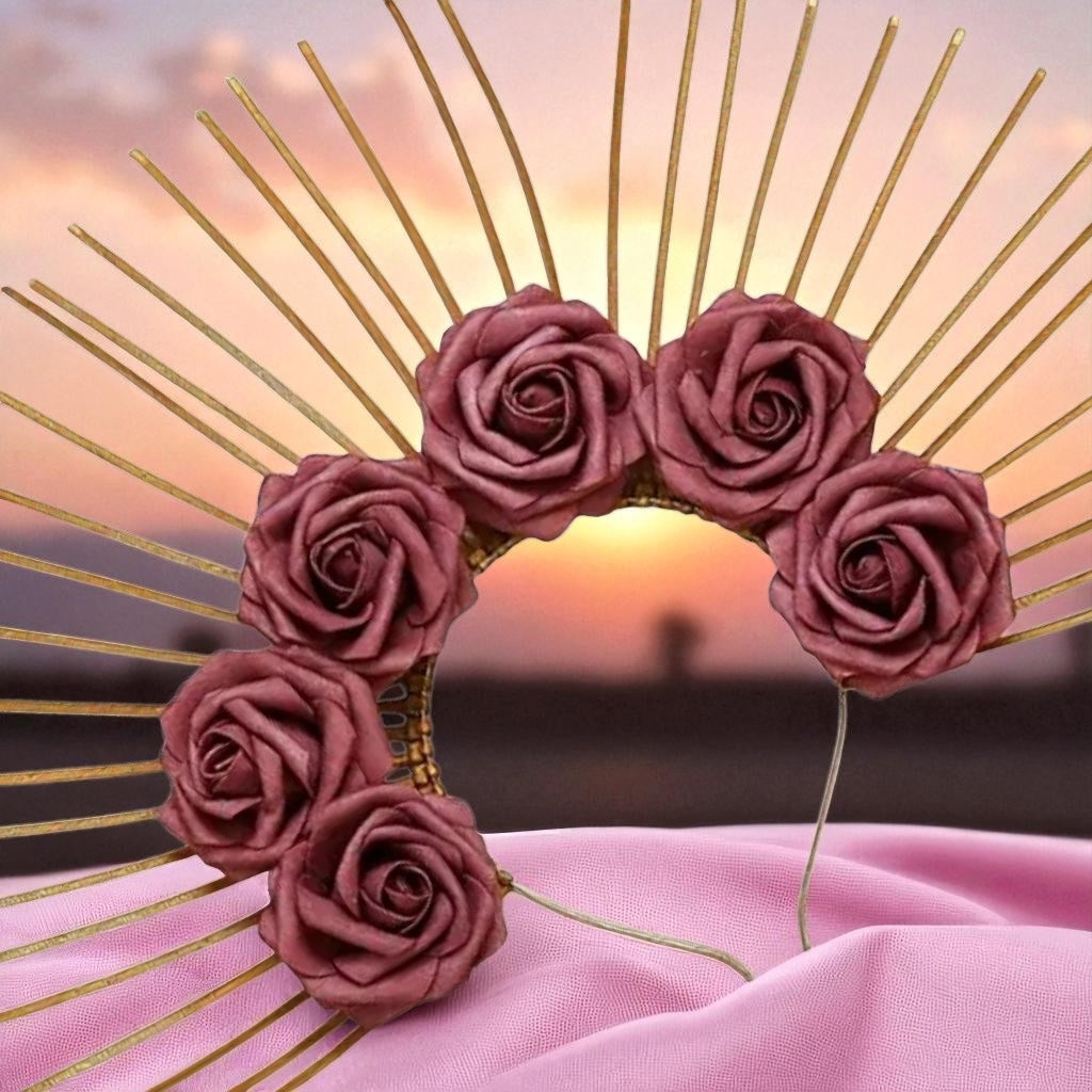 Rose Goddess Headband - Unleash Your Inner Diva! ✨🌹