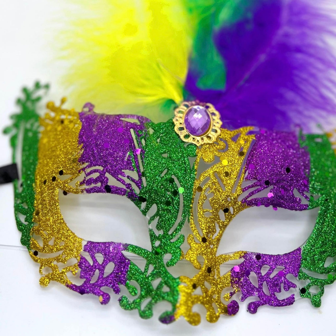 Sparkle & Shine: Dazzling Mardi Gras Masquerade Mask for Unforgettable Celebrations! - Rhythms of Grace Creative