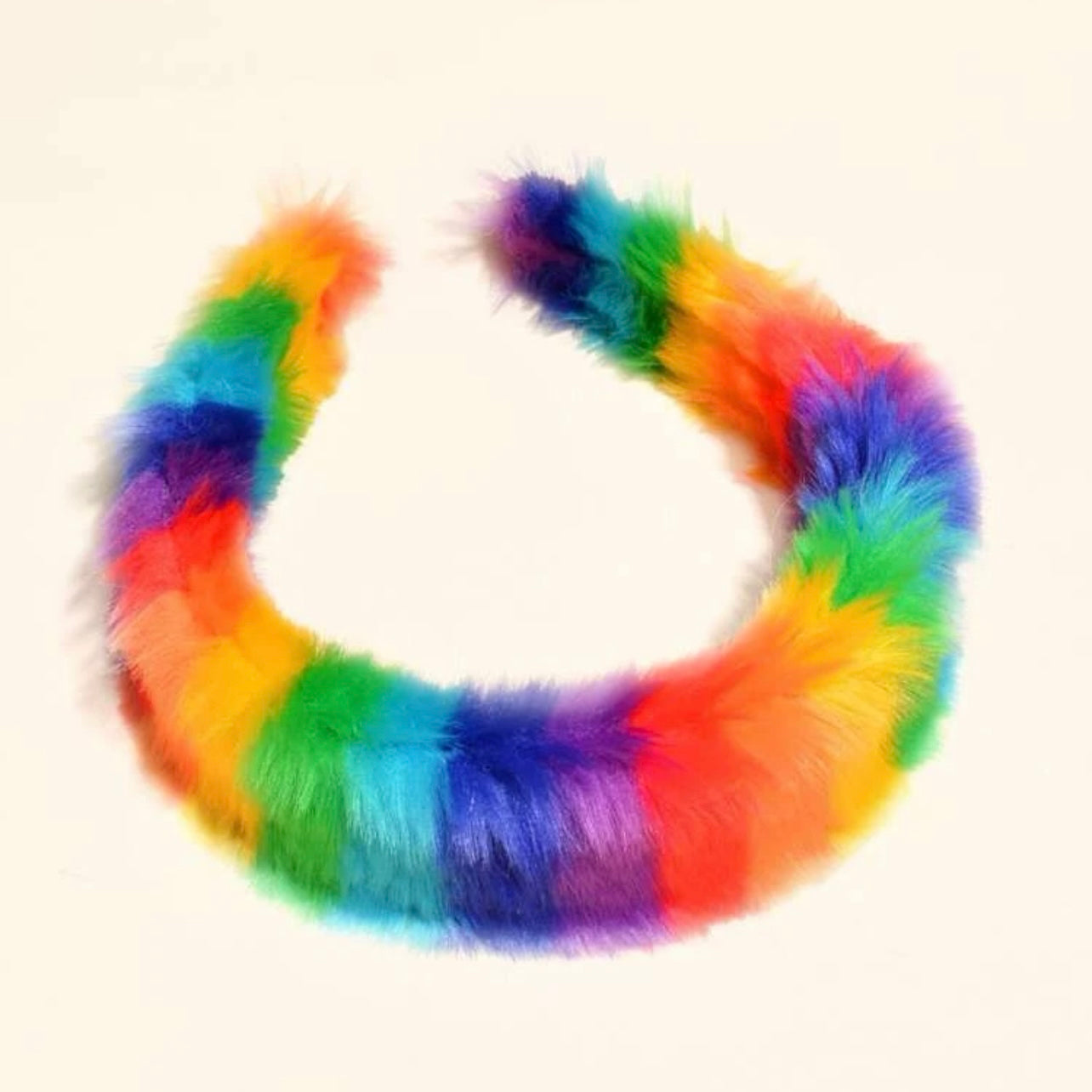 Fuzzy Rainbow Delight Headband - Add Whimsy to Your Wardrobe! - Rhythms of Grace Creative