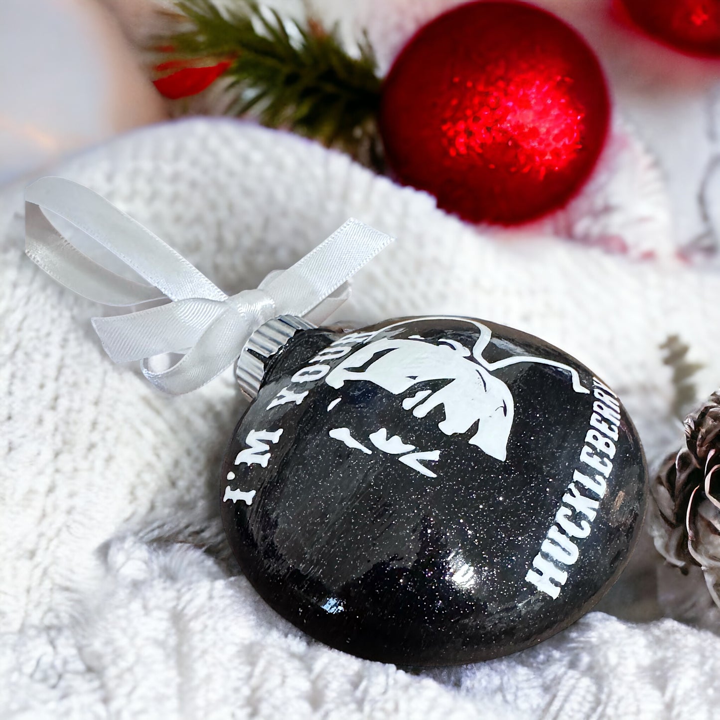 Doc Holliday Vibes: “I’m Your Huckleberry” Christmas Ornament